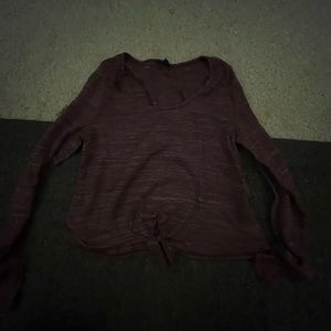 Maroon long sleeve Aeropostal